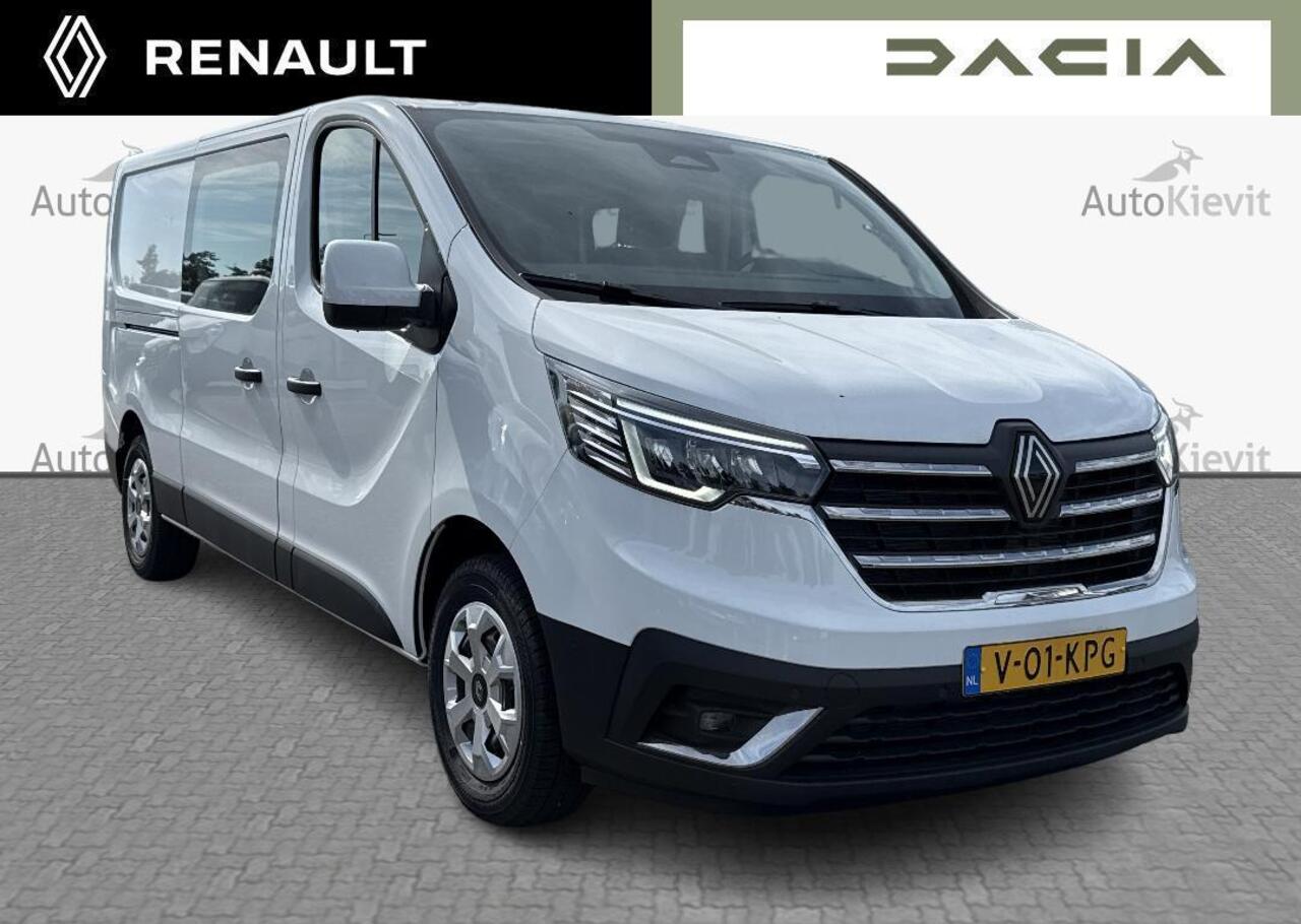 Renault TRAFIC 2.0 Blue dCi 150 EDC T30 L2H1 Advance DC - Dubbel Cabine / EASY LINK navi Additionele parkeerhulp / Zijschuifdeur links zonder ruit / Vierseizoenbanden / Reservewiel SNOEKS