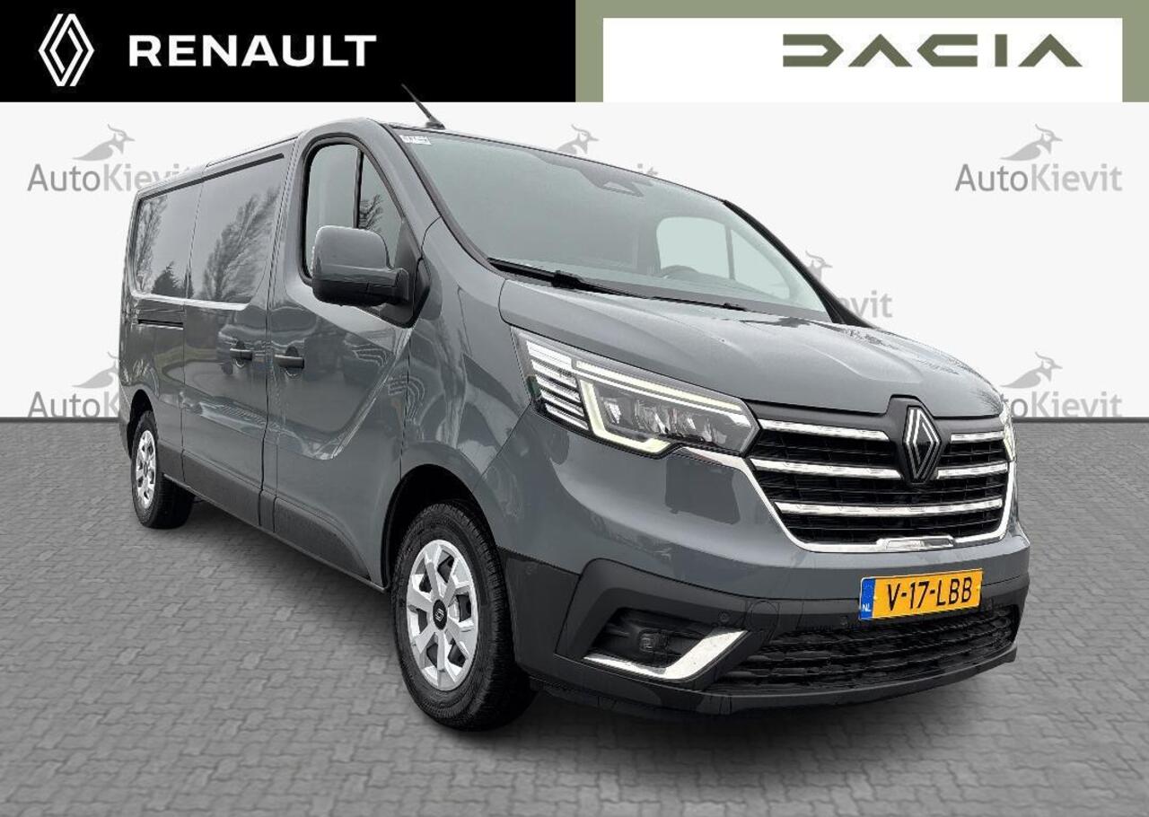 Renault TRAFIC 2.0 Blue dC1 150 EDC T30 L2H1 Advance - Zijschuifdeur links zonder ruit / EASY LINK navigatiesysteem met 8\" touchscreen en DAB+ radio en kaart Europa / Additionele parkeerhulp / Vierseizoenbanden met sneeuwvlokicoon / Reservewie