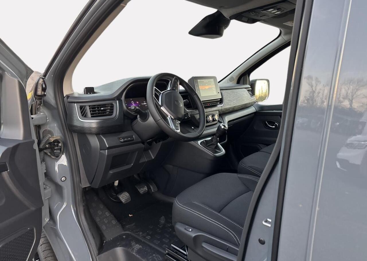 Renault TRAFIC 2.0 Blue dC1 150 T30 L2H1 Extra - Reservewiel / Alarm / 17" lichtmetalen velgen Noir - Houten laadvloer