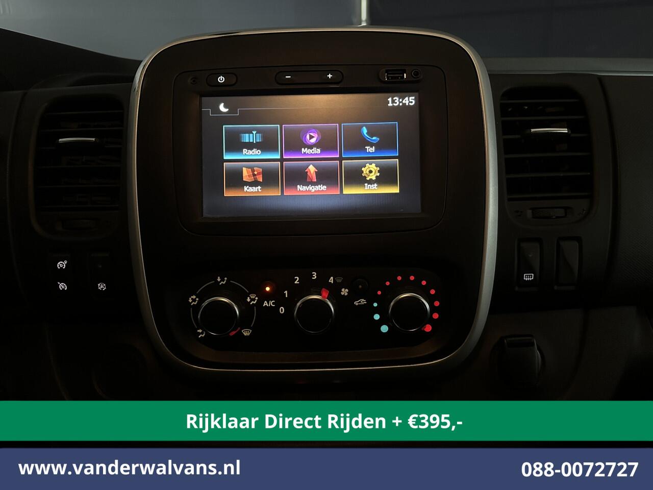 Renault TRAFIC 2.0 dCi 120pk L1H1 Euro6 *Rijklaar Direct Rijden* Airco | 2x Zijdeur | Navigatie | LED | Trekhaak | Cruisecontrol Parkeersensoren