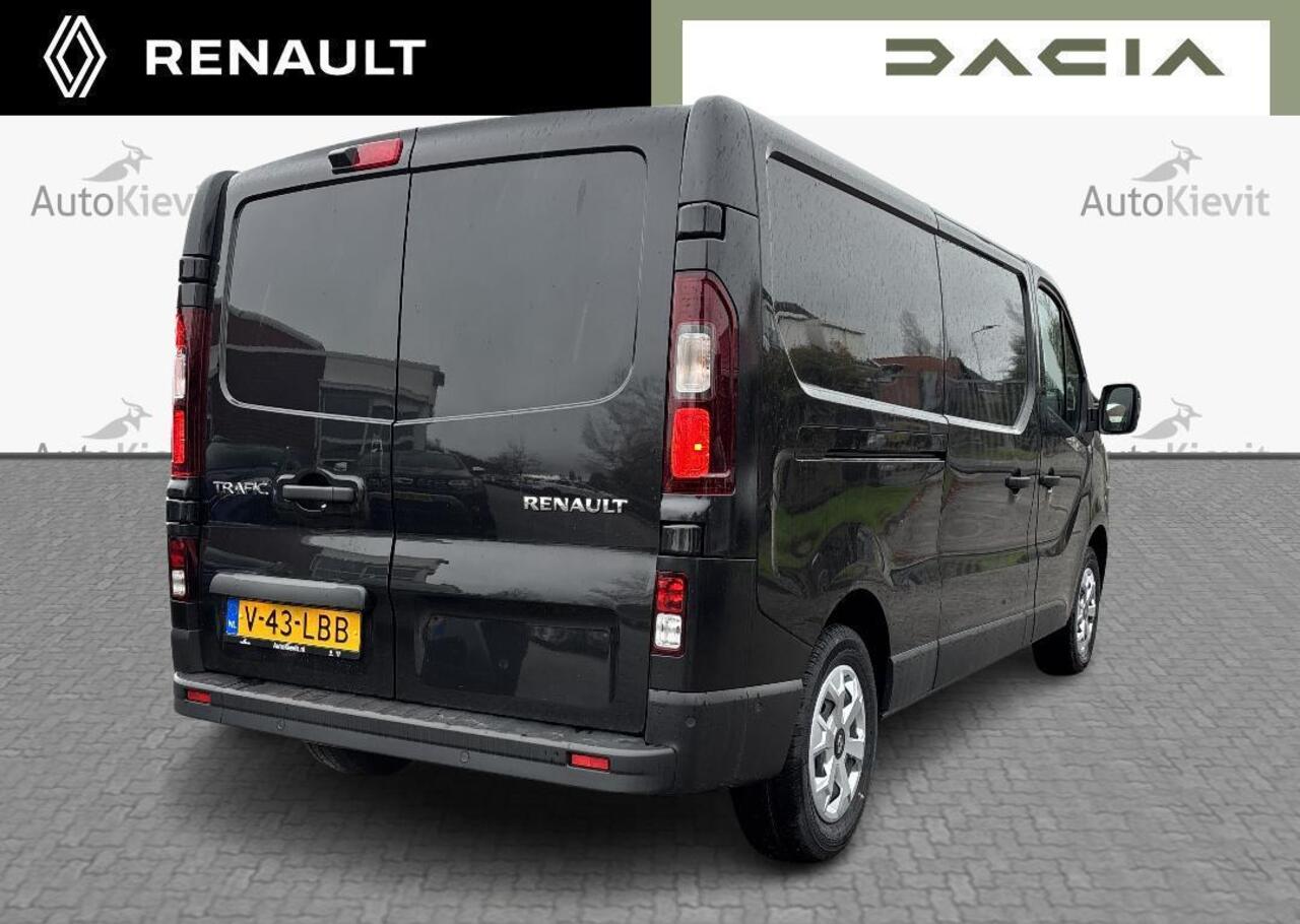 Renault TRAFIC 2.0 Blue dC1 150 EDC T30 L2H1 Advance - Zijschuifdeur links zonder ruit / EASY LINK navigatiesysteem met 8\" touchscreen en DAB+ radio en kaart Europa / Additionele parkeerhulp / Vierseizoenbanden met sneeuwvlokicoon / Reservewie