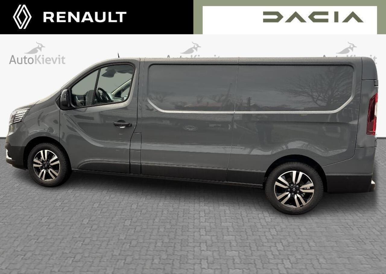 Renault TRAFIC 2.0 Blue dCi 170 T30 L2H1 Extra - Reservewiel / Alarm / 17\" lichtmetalen velgen 'Avens Noir Diamantée' in aluminium en zwart,Houten laadvloer