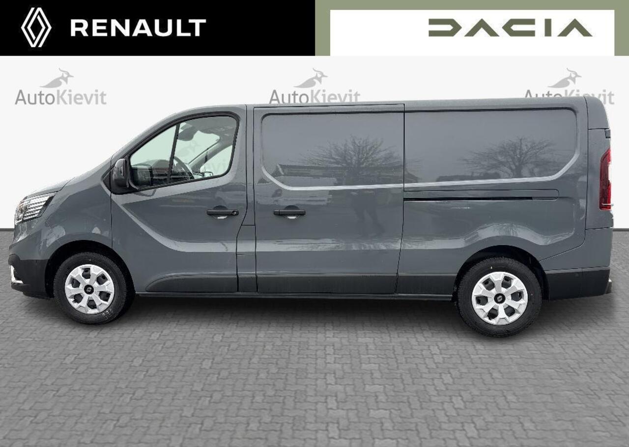 Renault TRAFIC 2.0 Blue dC1 150 EDC T30 L2H1 Advance - Zijschuifdeur links zonder ruit / EASY LINK navigatiesysteem met 8\" touchscreen en DAB+ radio en kaart Europa / Additionele parkeerhulp / Vierseizoenbanden met sneeuwvlokicoon / Reservewie