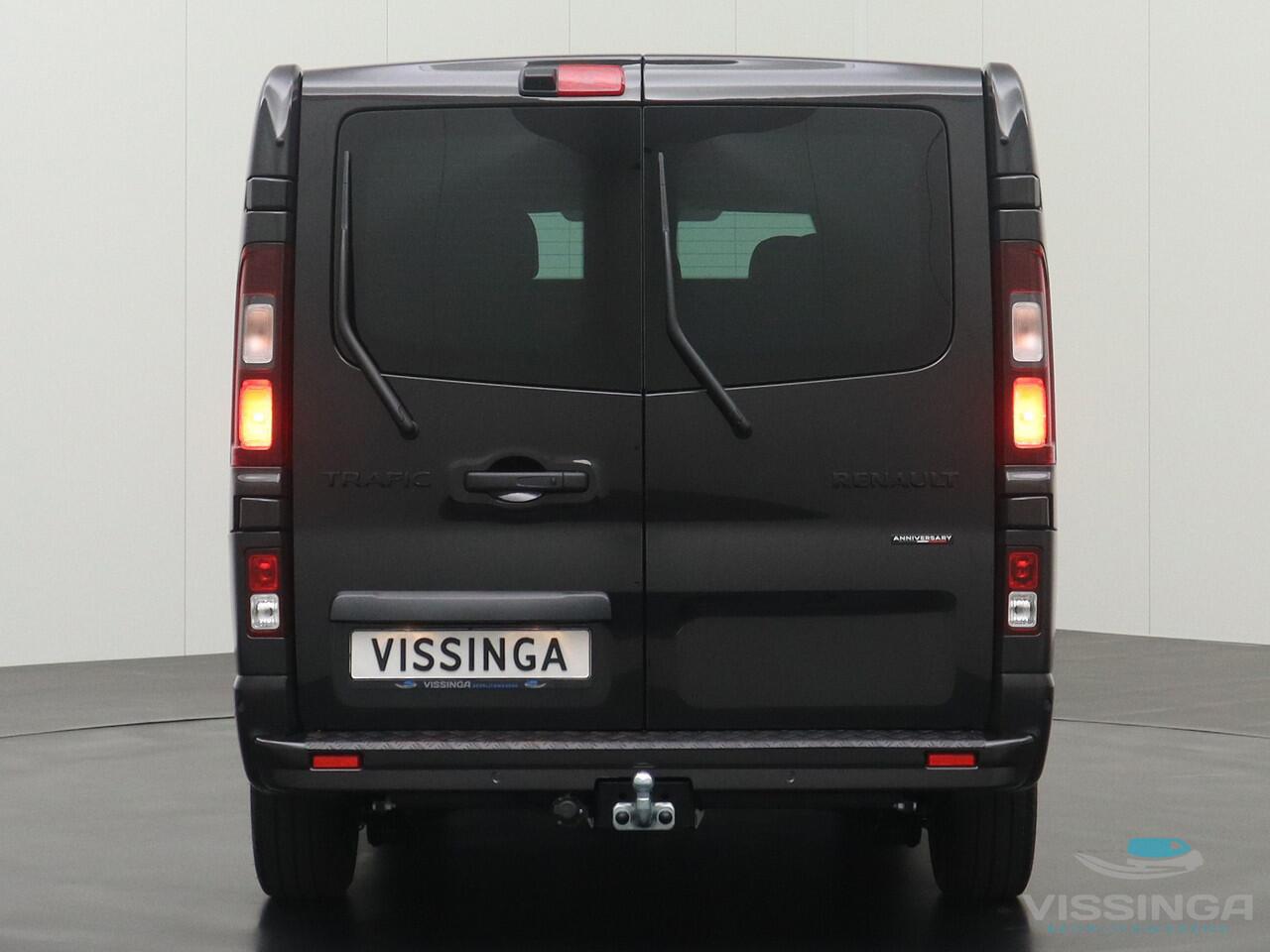Renault TRAFIC L2H1 170 pk Anniversary Edition nr.125 Extra Luxe Dubbele Cabine Zwart
