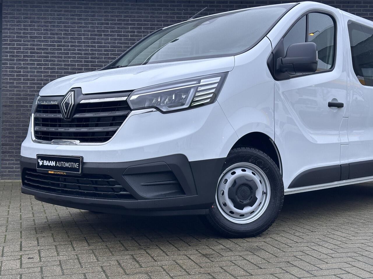 Renault TRAFIC 2.0 Blue dCi 130 T29 L2H1 Advance DC | Houten vloer | Zijwandbekleding laadruimte | Trekhaak | All-season