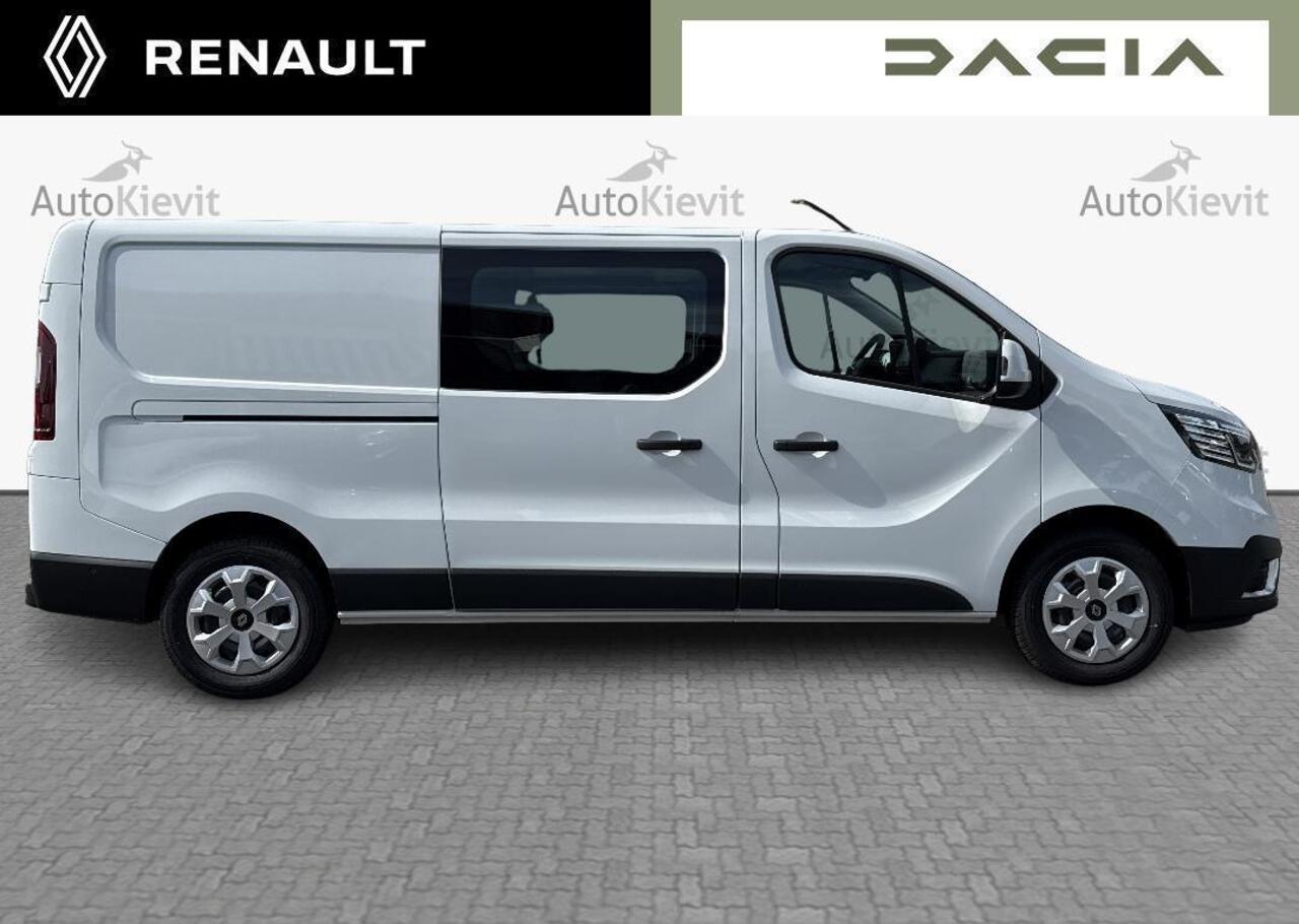 Renault TRAFIC 2.0 Blue dCi 150 EDC T30 L2H1 Advance DC - Dubbel Cabine / EASY LINK navi Additionele parkeerhulp / Zijschuifdeur links zonder ruit / Vierseizoenbanden / Reservewiel SNOEKS