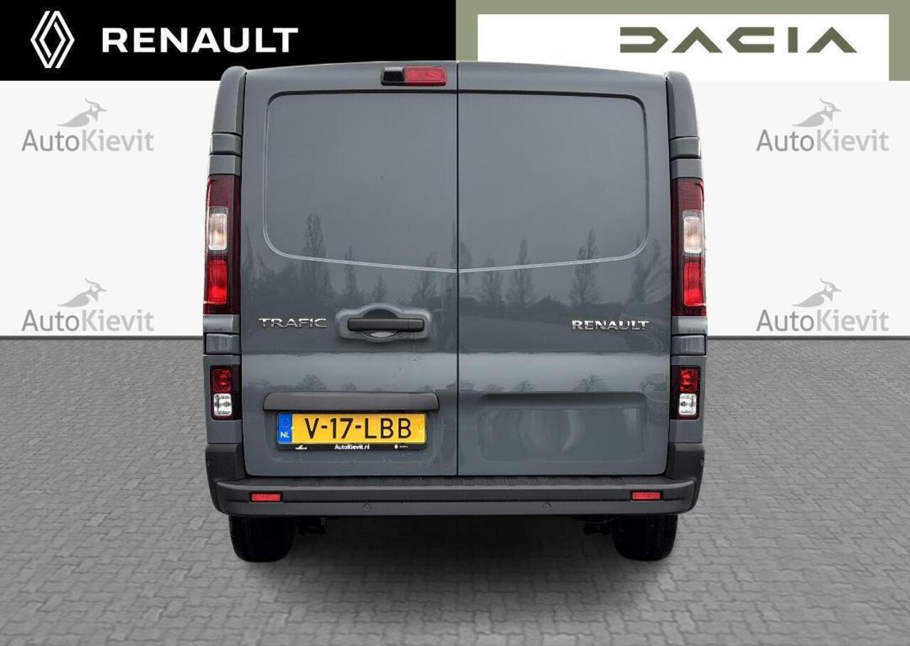 Renault TRAFIC 2.0 Blue dC1 150 EDC T30 L2H1 Advance - Zijschuifdeur links zonder ruit / EASY LINK navigatiesysteem met 8\" touchscreen en DAB+ radio en kaart Europa / Additionele parkeerhulp / Vierseizoenbanden met sneeuwvlokicoon / Reservewie