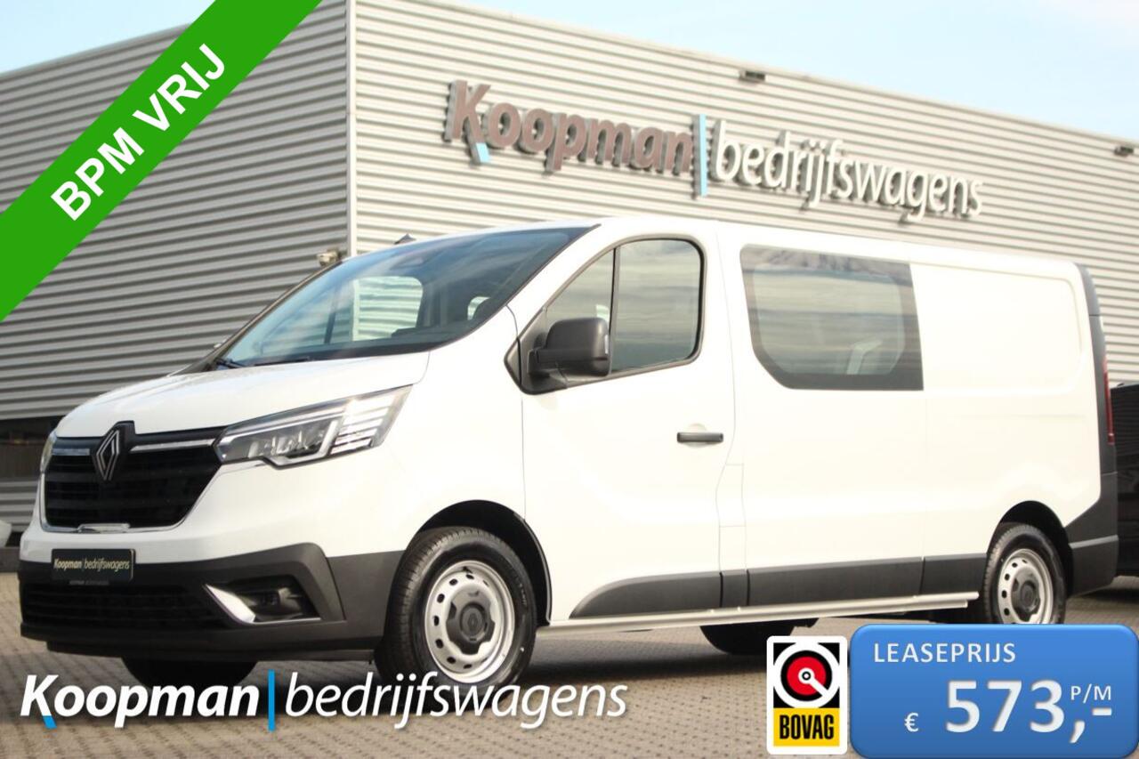 Renault TRAFIC 2.0dCi 150pk T30 L2H1 DC | 6-Zits | Carplay/Android | Camera | Lease 573,- p/m