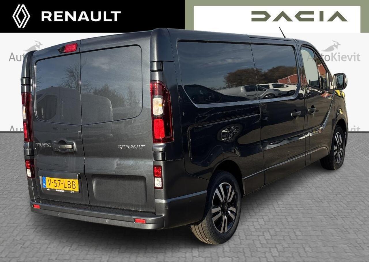 Renault TRAFIC 2.0 Blue dCi 150 T30 L2H1 Extra - Reservewiel - Alarm - 17" lichtmetalen velgen Noir - Houten laadvloer
