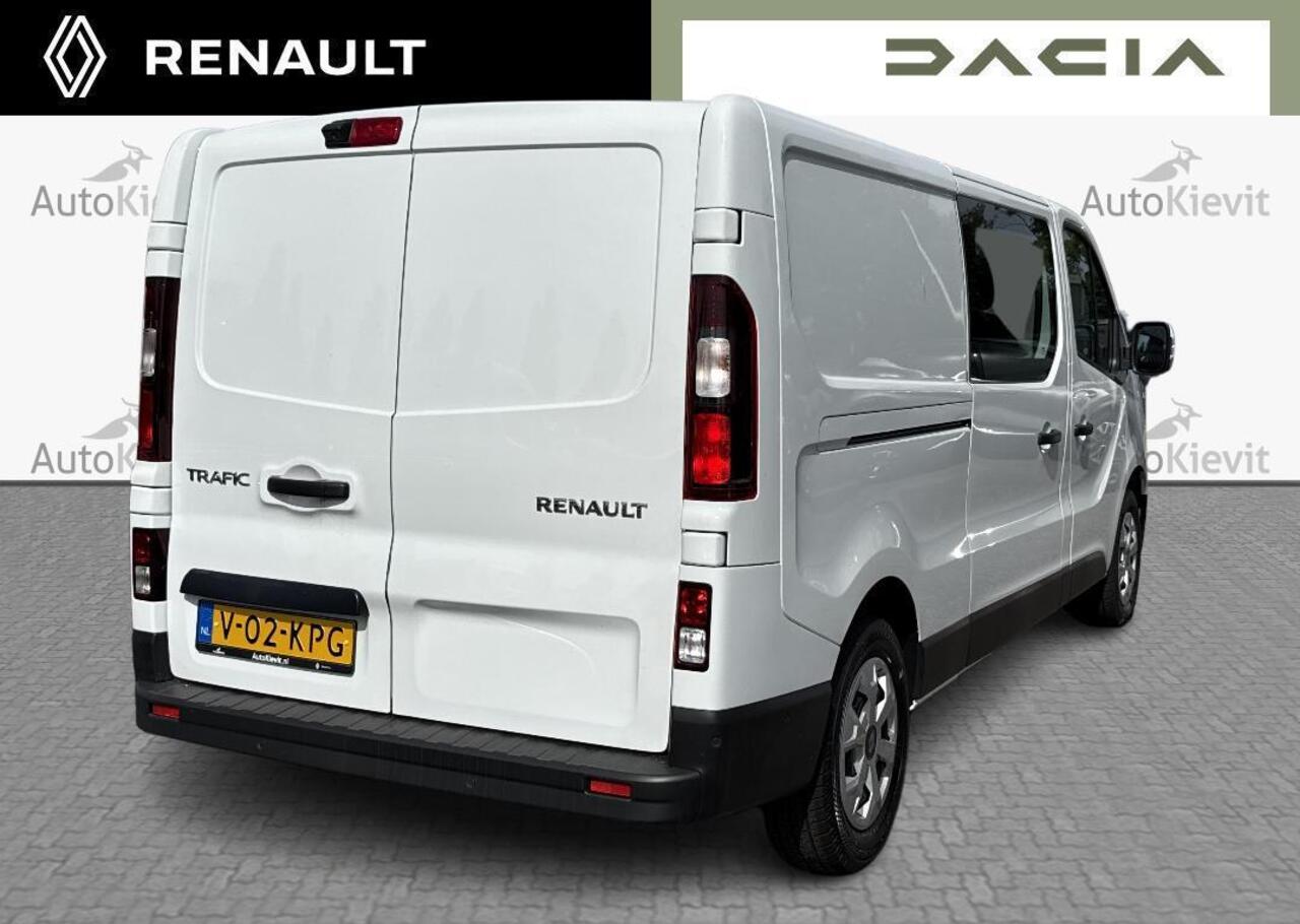 Renault TRAFIC 2.0 Blue dCi 150 EDC T30 L2H1 Advance DC - Dubbel Cabine / EASY LINK navi - Additionele parkeerhulp / Zijschuifdeur links zonder ruit /Vierseizoenbanden / Reservewiel SNOEKS