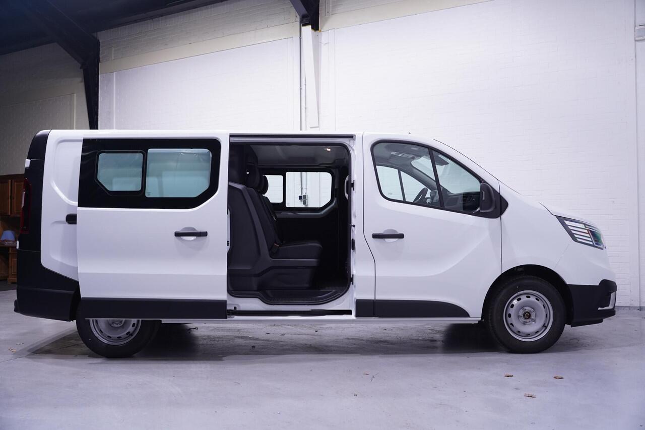 Renault TRAFIC 2.0 DCi 170 pk L2 Dubbel Cabine Aut. BPM vrij Navi 2x Schuifdeur, LED Koplampen, PDC achter, 5-Zits Nieuw