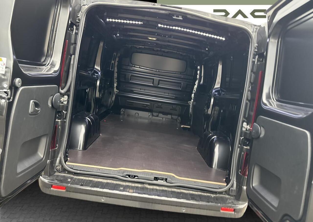 Renault TRAFIC 2.0 Blue dC1 150 T30 L2H1 Extra - Reservewiel / Alarm / 17\" lichtmetalen velgen 'Avens Noir Diamantée' in aluminium en zwart,Houten laadvloer