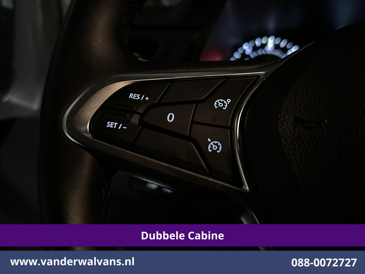 Renault TRAFIC 2.0 BluedCi 131pk L2H1 Dubbele Cabine Fabrieksgarantie Euro6 Airco | 6-Zits | Navigatie | LED | Camera | Cruisecontrol 2500kg Trekhaak, Parkeersensoren
