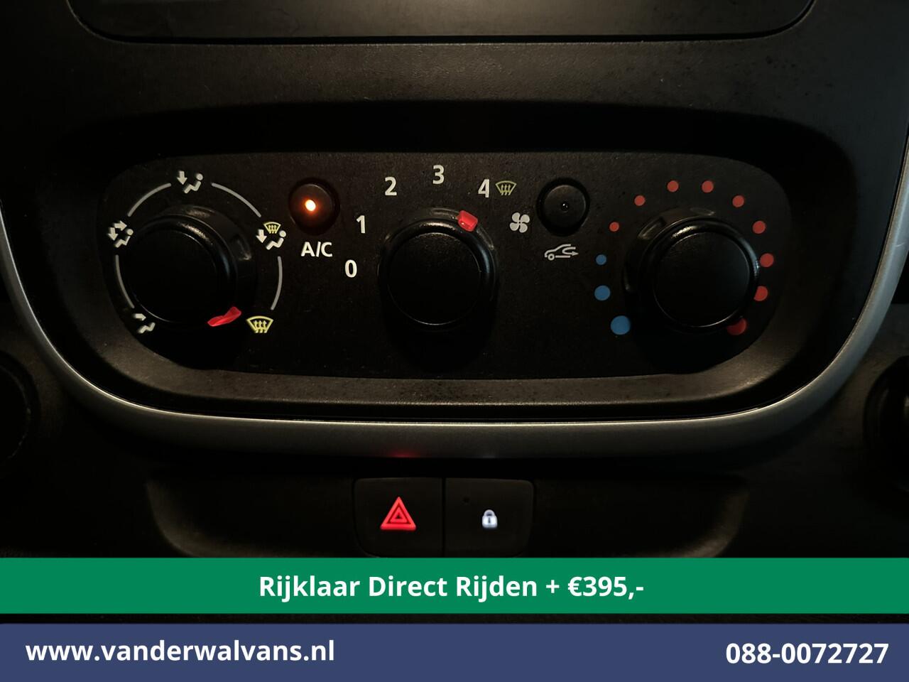 Renault TRAFIC 1.6 dCi L1H1 Euro6 *Rijklaar Direct Rijden* Airco | Imperiaal | Trekhaak | Navigatie | Cruisecontrol Parkeersensoren, Bijrijdersbank