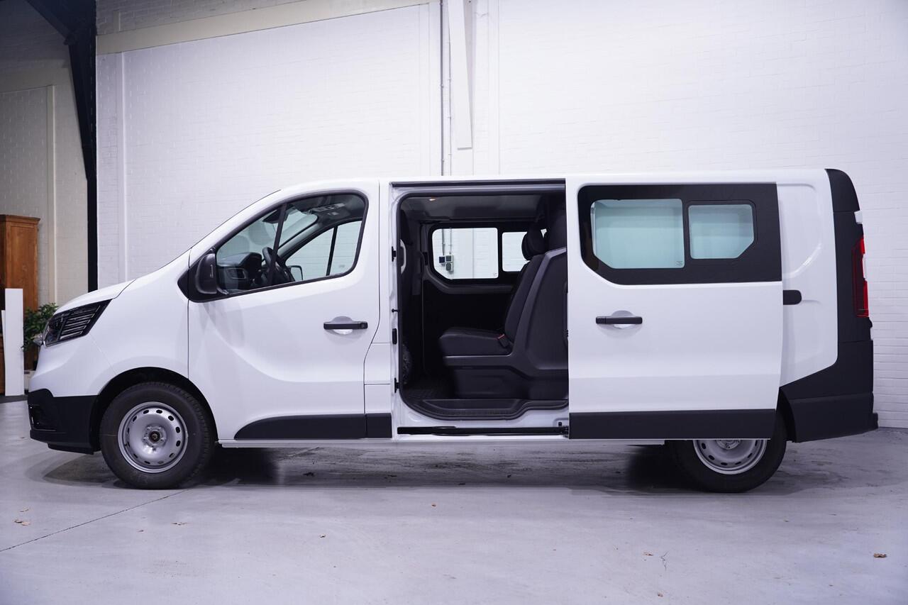 Renault TRAFIC 2.0 DCi 170 pk L2 Dubbel Cabine Aut. BPM vrij Navi 2x Schuifdeur, LED Koplampen, PDC achter, 5-Zits Nieuw