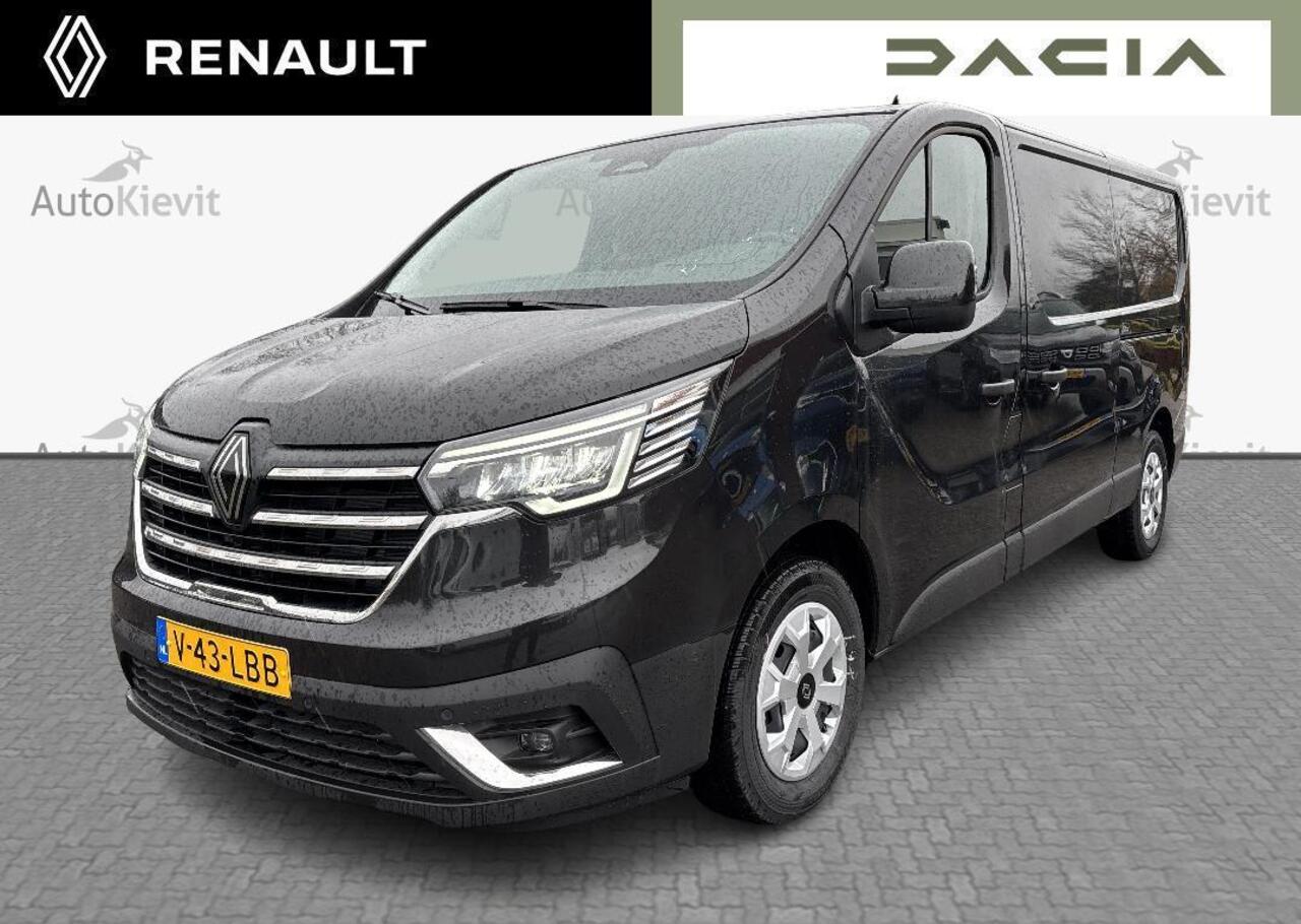 Renault TRAFIC 2.0 Blue dC1 150 EDC T30 L2H1 Advance - Zijschuifdeur links zonder ruit / EASY LINK navigatiesysteem met 8\" touchscreen en DAB+ radio en kaart Europa / Additionele parkeerhulp / Vierseizoenbanden met sneeuwvlokicoon / Reservewie