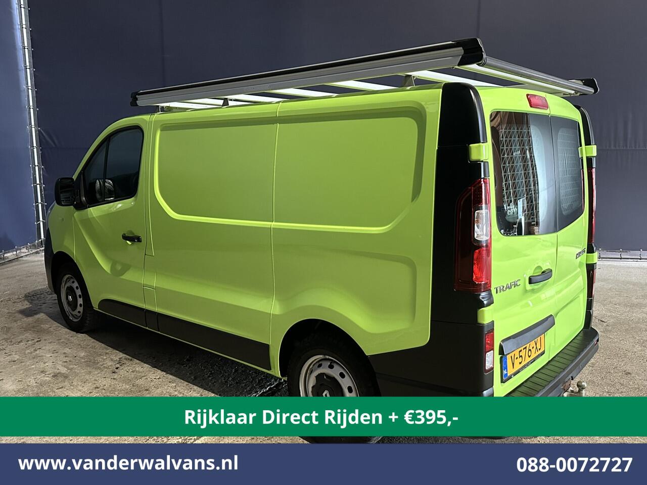 Renault TRAFIC 1.6 dCi L1H1 Euro6 *Rijklaar Direct Rijden* Airco | Imperiaal | Trekhaak | Navigatie | Cruisecontrol Parkeersensoren, Bijrijdersbank