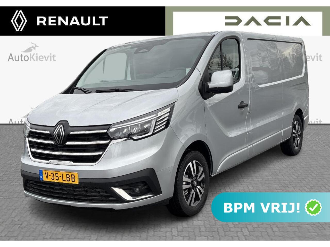Renault TRAFIC 2.0 Blue dCi 170 T30 L2H1 Extra - Reservewiel - Alarm / 17\" lichtmetalen velgen Noir - Houten laadvloer