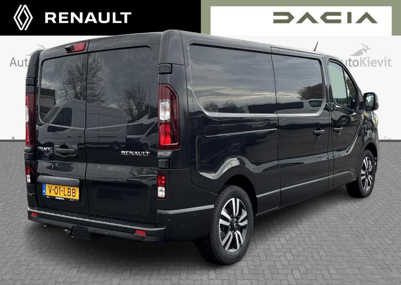 Renault TRAFIC 2.0 Blue dCi 170 EDC T30 L2H1 Extra - alarm,Trekhaak met Trailer Swing Control,Houten laadvloer (12 mm) voor intensief gebruik met anti-slipcoating,Zijschuifdeur links zonder ruit,17\" lichtmetalen velgen 'Avens Noir Diamantée'