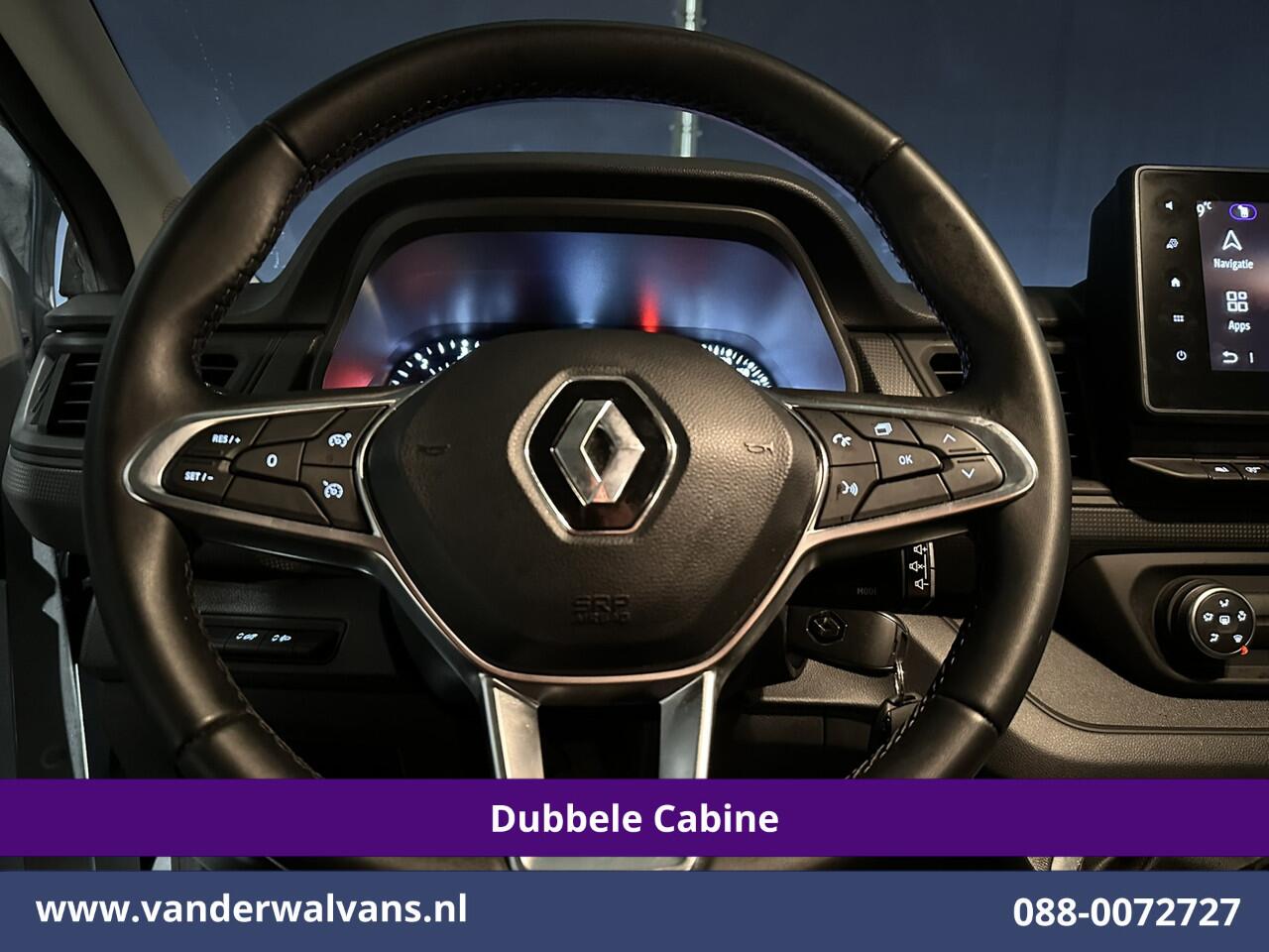 Renault TRAFIC 2.0 BluedCi 131pk L2H1 Dubbele Cabine Fabrieksgarantie Euro6 Airco | 6-Zits | Navigatie | LED | Camera | Cruisecontrol 2500kg Trekhaak, Parkeersensoren