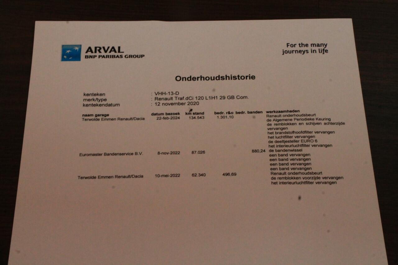 Renault TRAFIC 2.0 dCi 120PK - EURO 6 - Airco - Navi - Cruise - ¤ 11.900,- Excl.