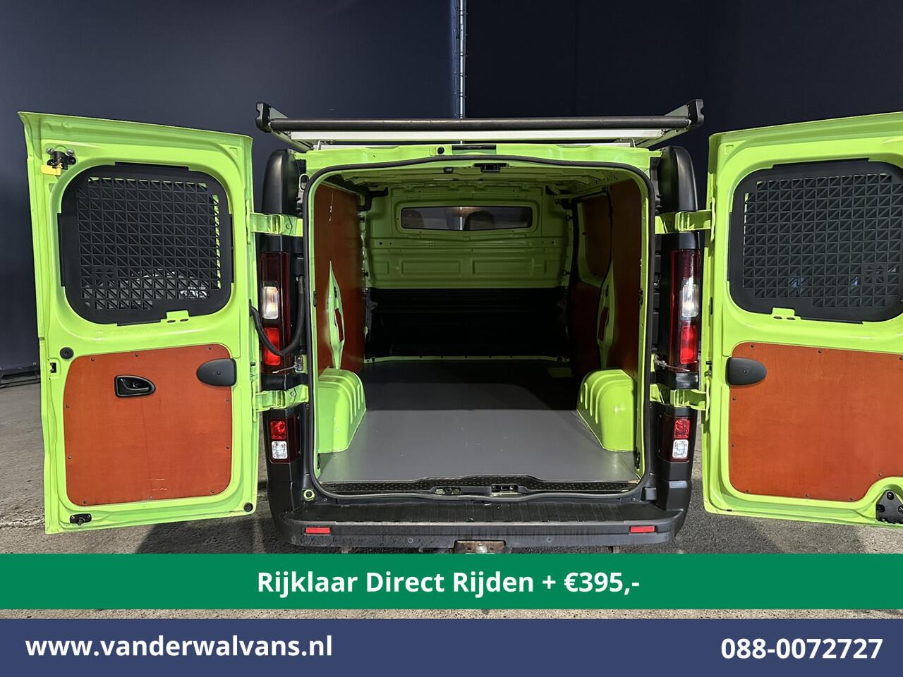 Renault TRAFIC 1.6 dCi L1H1 Euro6 *Rijklaar Direct Rijden* Airco | Imperiaal | Trekhaak | Navigatie | Cruisecontrol Parkeersensoren, Bijrijdersbank