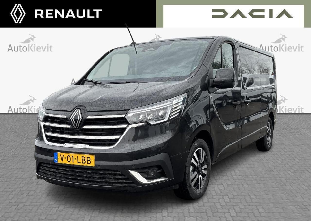 Renault TRAFIC 2.0 Blue dCi 170 EDC T30 L2H1 Extra - alarm,Trekhaak met Trailer Swing Control,Houten laadvloer (12 mm) voor intensief gebruik met anti-slipcoating,Zijschuifdeur links zonder ruit,17\" lichtmetalen velgen 'Avens Noir Diamantée'
