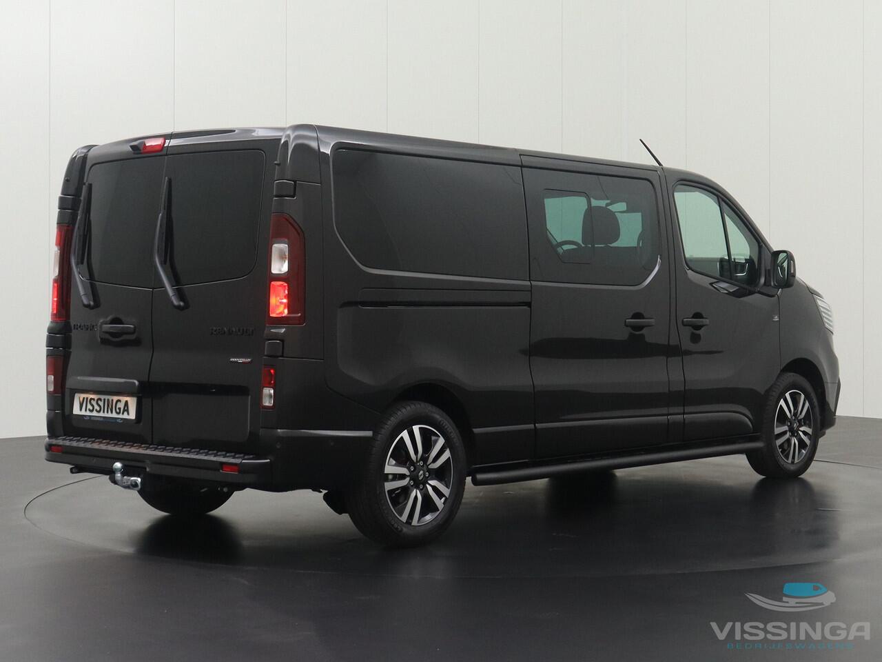 Renault TRAFIC L2H1 170 pk Anniversary Edition nr.125 Extra Luxe Dubbele Cabine Zwart