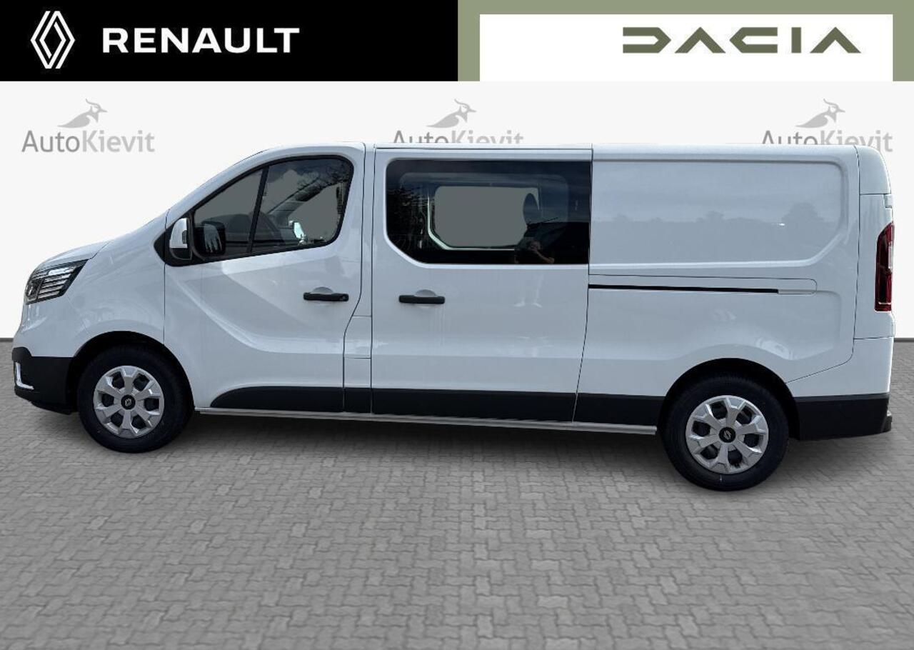 Renault TRAFIC 2.0 Blue dCi 150 EDC T30 L2H1 Advance DC - Dubbel Cabine / EASY LINK navi Additionele parkeerhulp / Zijschuifdeur links zonder ruit / Vierseizoenbanden / Reservewiel SNOEKS