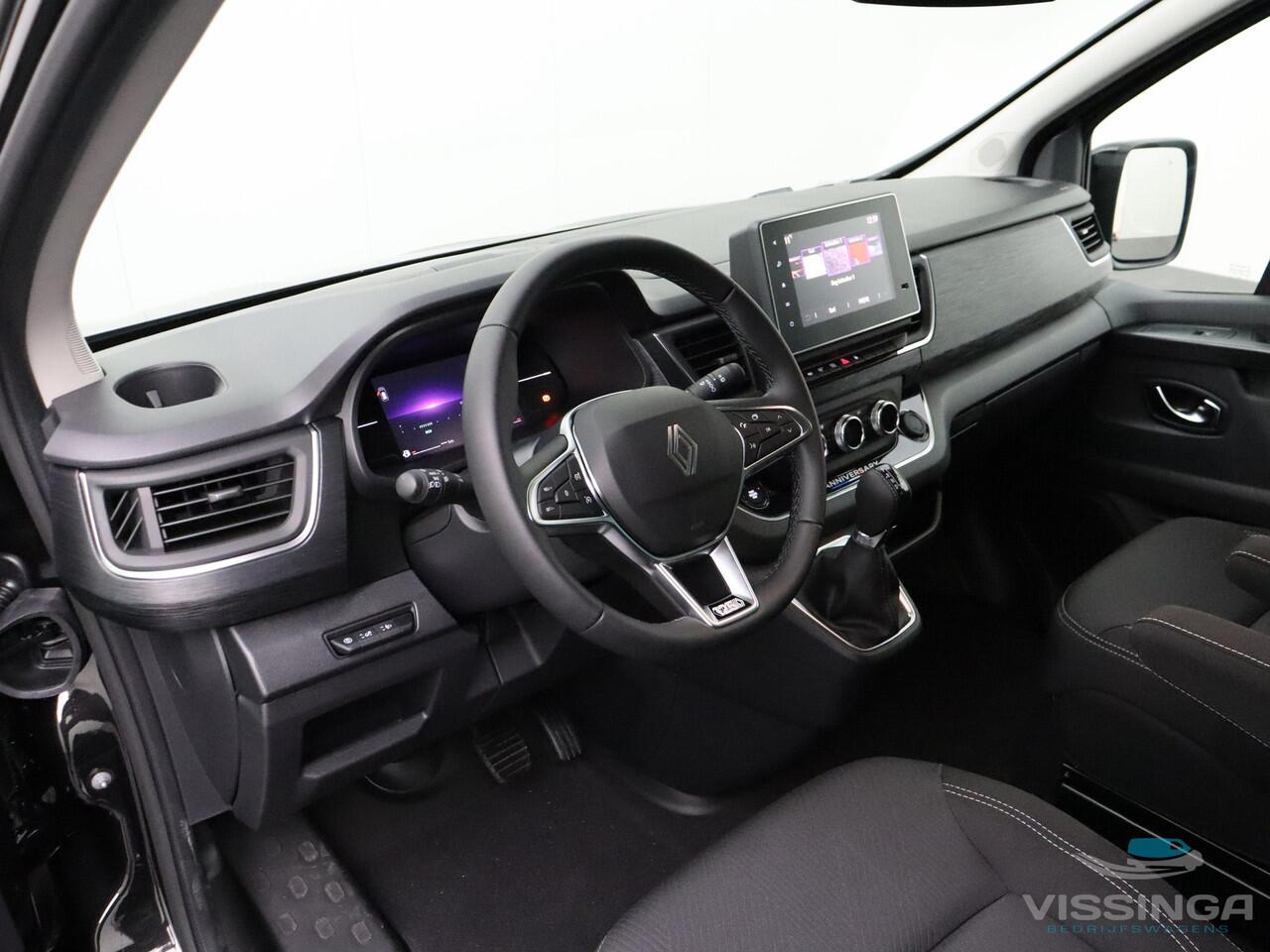 Renault TRAFIC L2H1 170 pk Anniversary Edition nr.125 Extra Luxe Dubbele Cabine Zwart