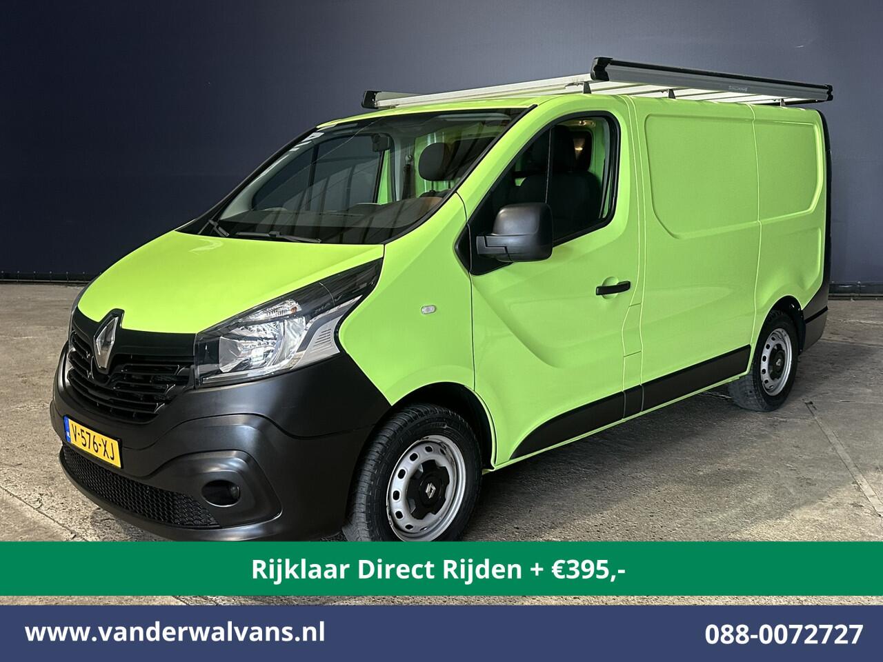 Renault TRAFIC 1.6 dCi L1H1 Euro6 *Rijklaar Direct Rijden* Airco | Imperiaal | Trekhaak | Navigatie | Cruisecontrol Parkeersensoren, Bijrijdersbank
