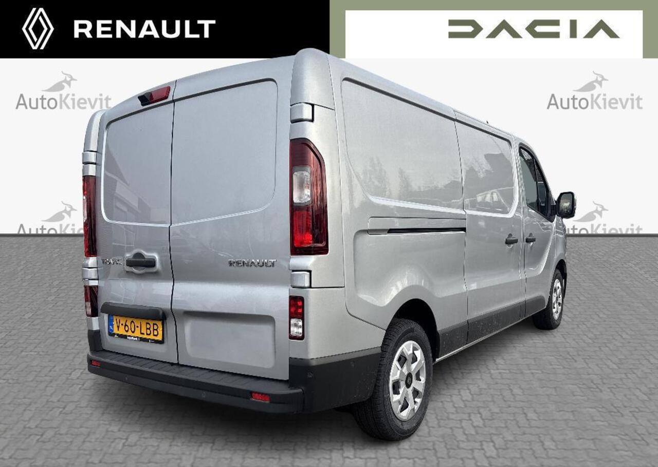 Renault TRAFIC 2.0 Blue dC1 150 EDC T30 L2H1 Advance - Zijschuifdeur links zonder ruit / EASY LINK navigatiesysteem met 8\" touchscreen en DAB+ radio en kaart Europa / Additionele parkeerhulp / Vierseizoenbanden met sneeuwvlokicoon / Reservewie