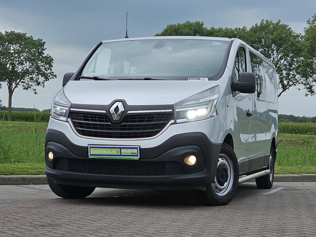 Renault TRAFIC 2.0 dCi 145 T29 L2H1 DC Comfort Airco Automaat Navi Sidebars Euro6 145Pk NAP 1e Eigenaar!