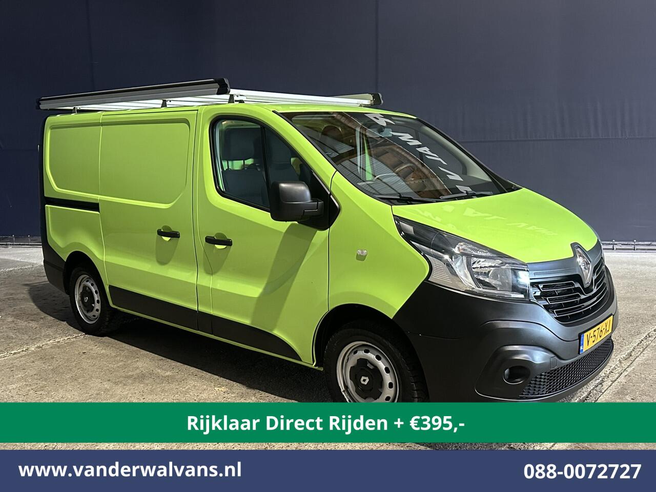 Renault TRAFIC 1.6 dCi L1H1 Euro6 *Rijklaar Direct Rijden* Airco | Imperiaal | Trekhaak | Navigatie | Cruisecontrol Parkeersensoren, Bijrijdersbank