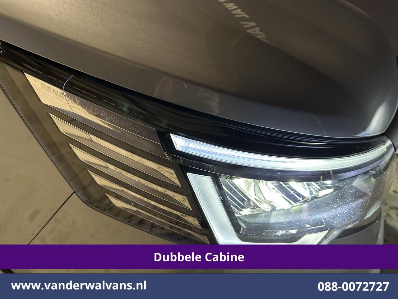 Renault TRAFIC 2.0 BluedCi 131pk L2H1 Dubbele Cabine Fabrieksgarantie Euro6 Airco | 6-Zits | Navigatie | LED | Camera | Cruisecontrol 2500kg Trekhaak, Parkeersensoren