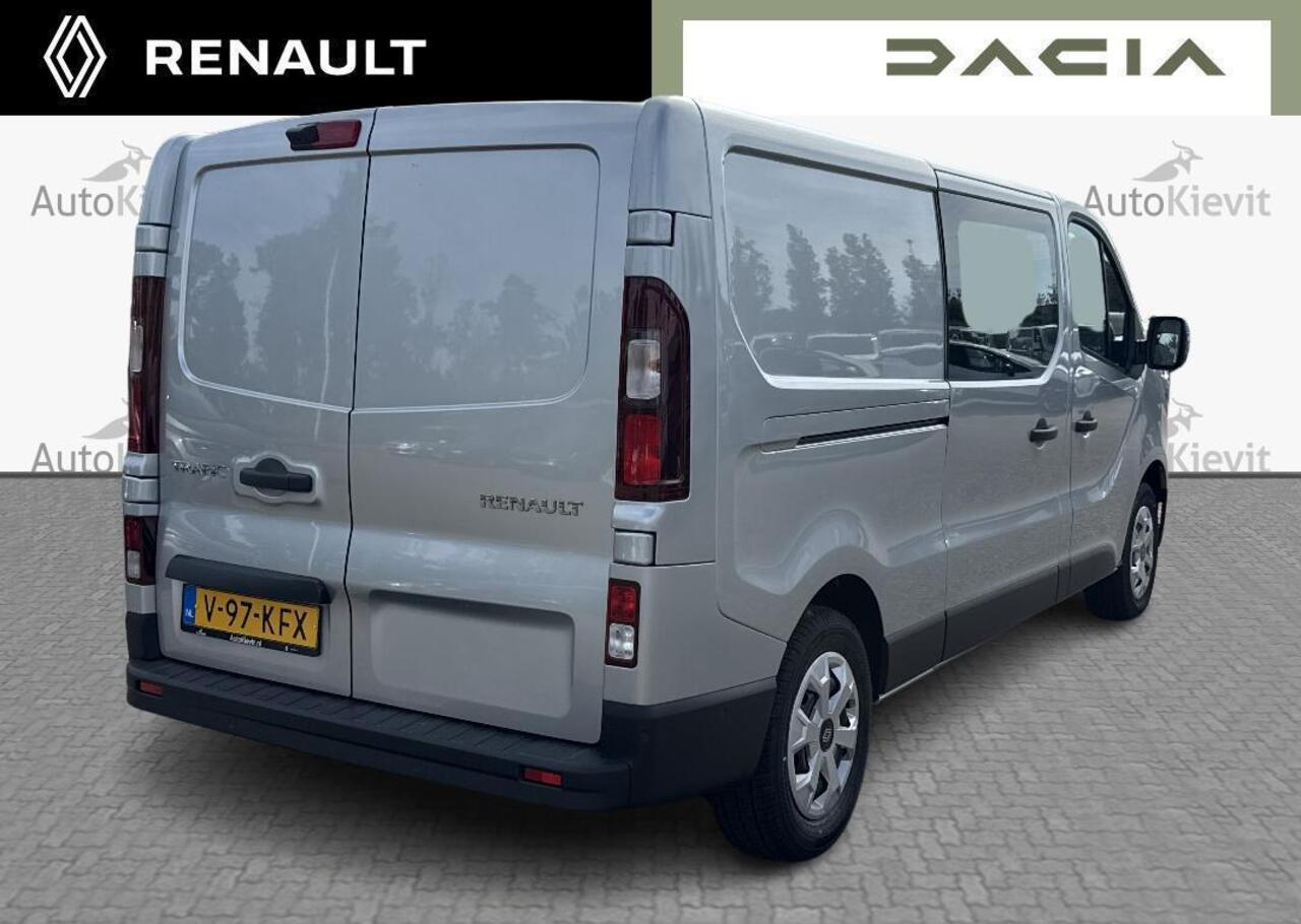Renault TRAFIC 2.0 Blue dCi 130 T30 L2H1 Advance DC - Dubbele Cabine - Zijdeur link + rechts - EASY LINK navi - Additionele parkeerhulp - Houten laadvloer SNOEKS