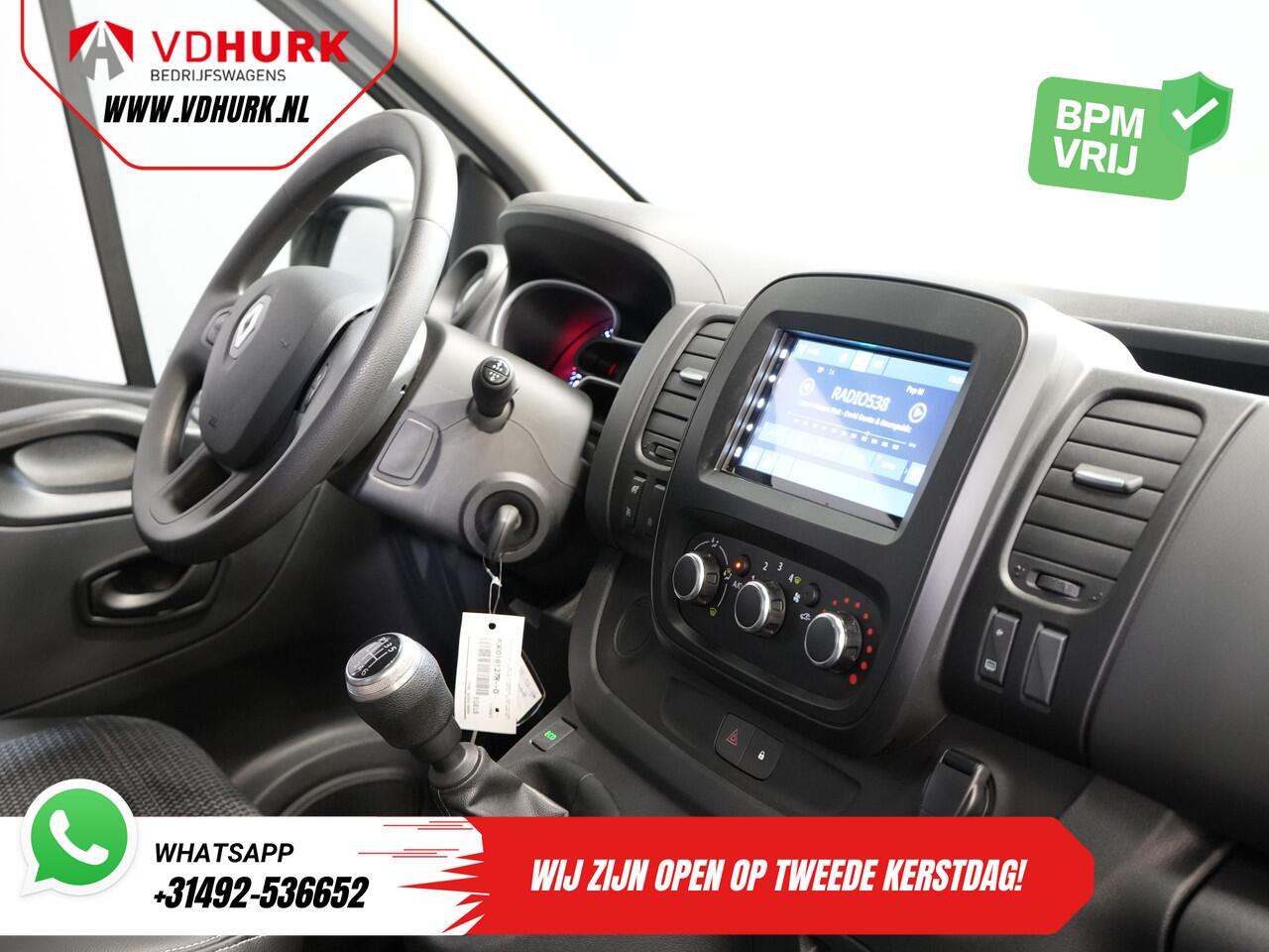 Renault TRAFIC 2.0 dCi 145 pk BPM VRIJ Inrichting/ Standkachel/ Stoelverw/ CarPlay/ Camera/ PDC/ Cruise/ Airco