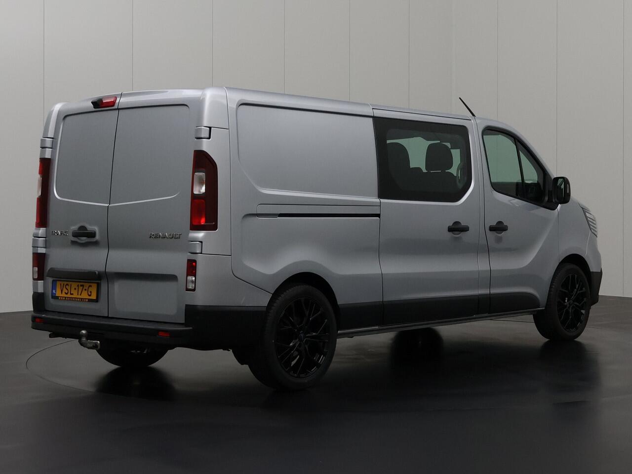 Renault TRAFIC 2.0DCi 130PK Lang Dubbele Cabine | Multimedia | Camera | 6-Persoons | Airco | Cruise | Trekhaak