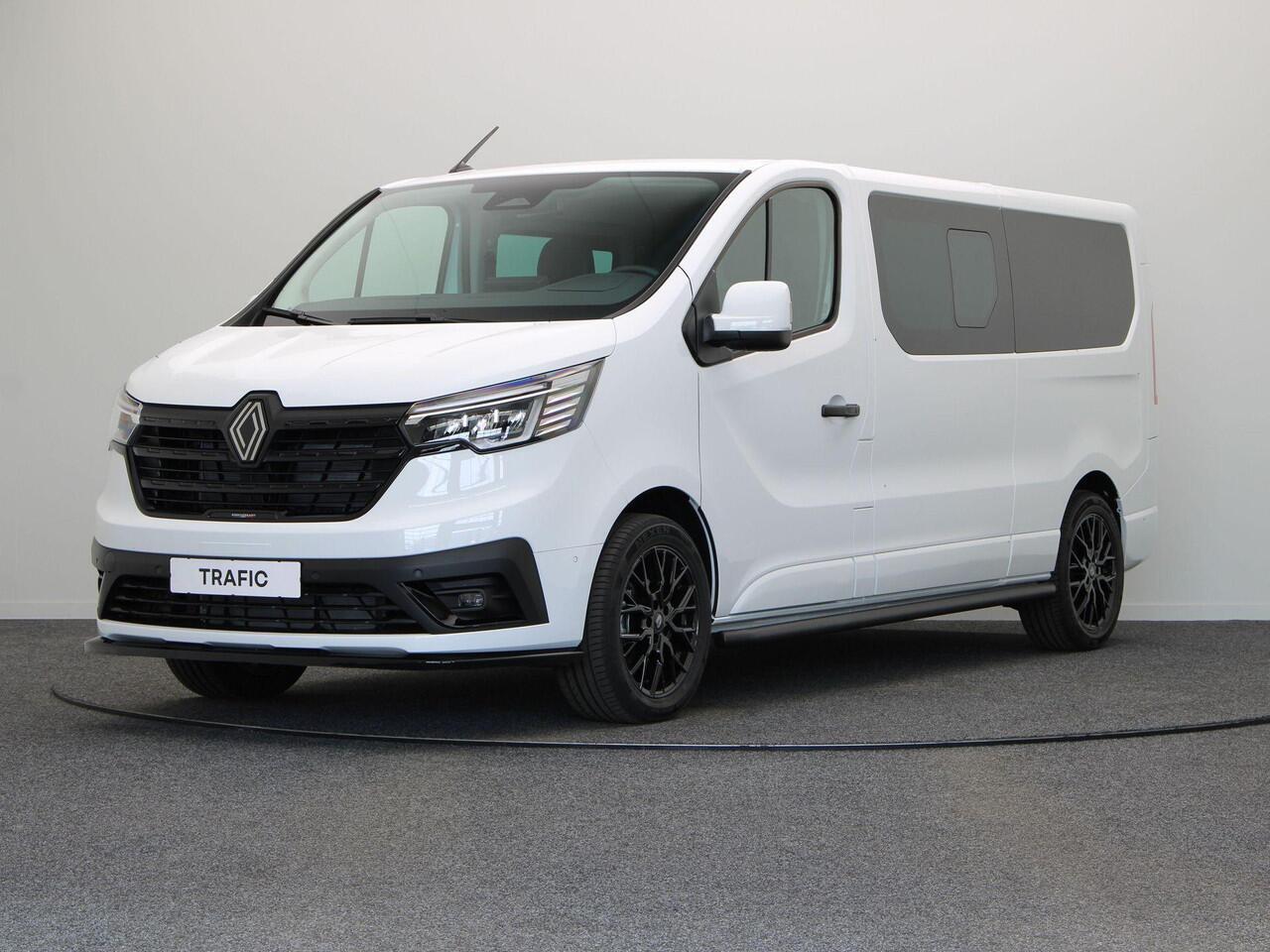 Renault TRAFIC 2.0 dCi EDC 170pk T29 L2H1 Extra DC | Dubbel cabine | Anniversary+ | Lederen bekleding | Frontlip | Spoiler | Design lichtmetalen velgen |