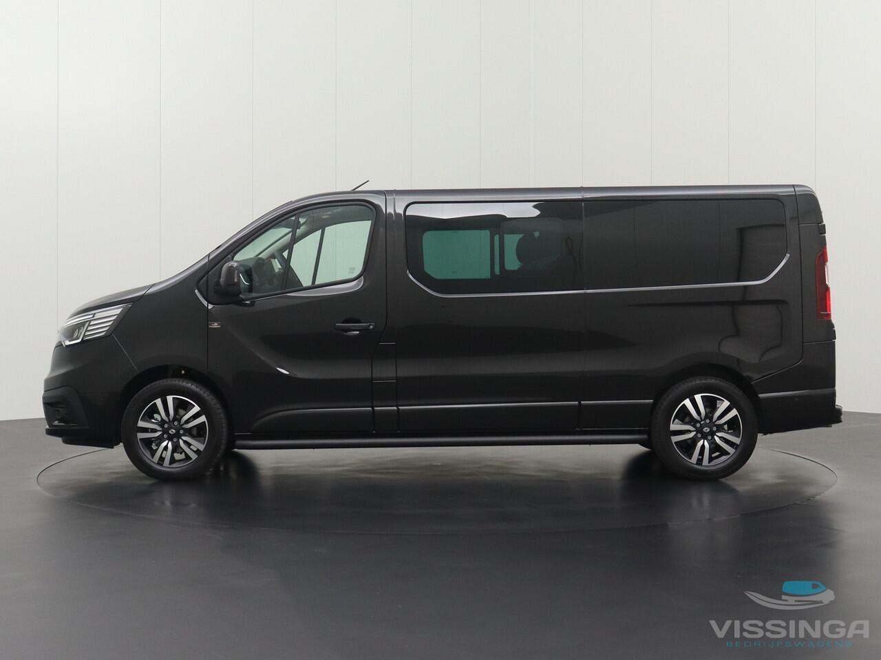 Renault TRAFIC L2H1 170 pk Anniversary Edition nr.125 Extra Luxe Dubbele Cabine Zwart