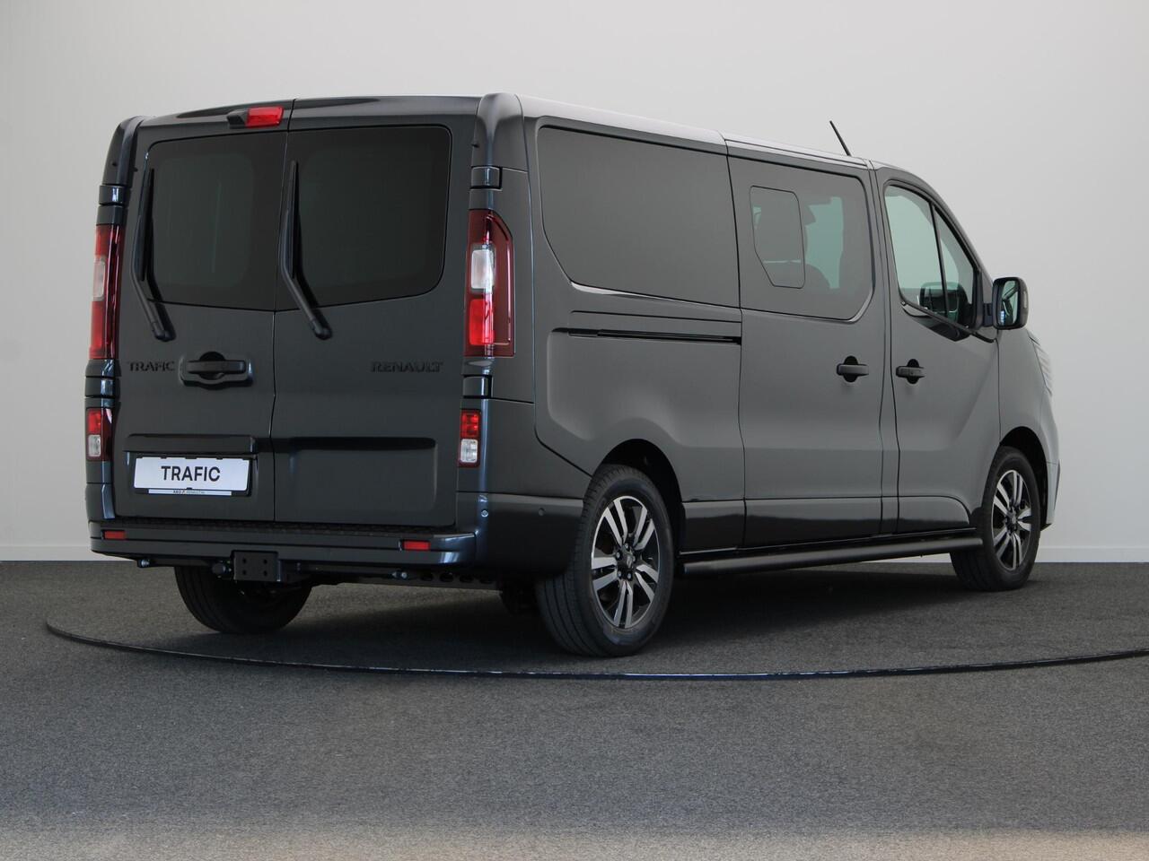 Renault TRAFIC 2.0 dCi EDC 170 T29 L2H1 Extra DC | Dubbel cabine | Anniversary | Sidebars | Zwarte logo's | Glasslook |