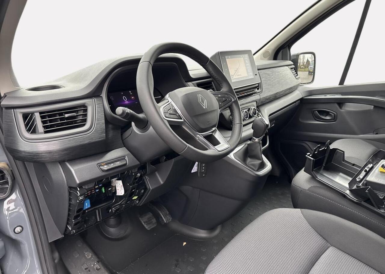 Renault TRAFIC 2.0 Blue dC1 150 EDC T30 L2H1 Advance - Zijschuifdeur links zonder ruit / EASY LINK navigatiesysteem met 8\" touchscreen en DAB+ radio en kaart Europa / Additionele parkeerhulp / Vierseizoenbanden met sneeuwvlokicoon / Reservewie