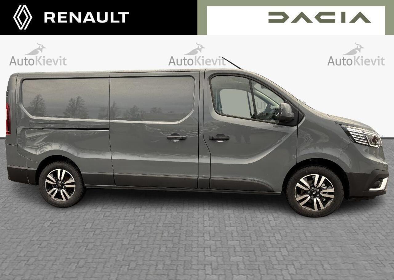 Renault TRAFIC 2.0 Blue dCi 170 T30 L2H1 Extra - Reservewiel / Alarm / 17\" lichtmetalen velgen 'Avens Noir Diamantée' in aluminium en zwart,Houten laadvloer