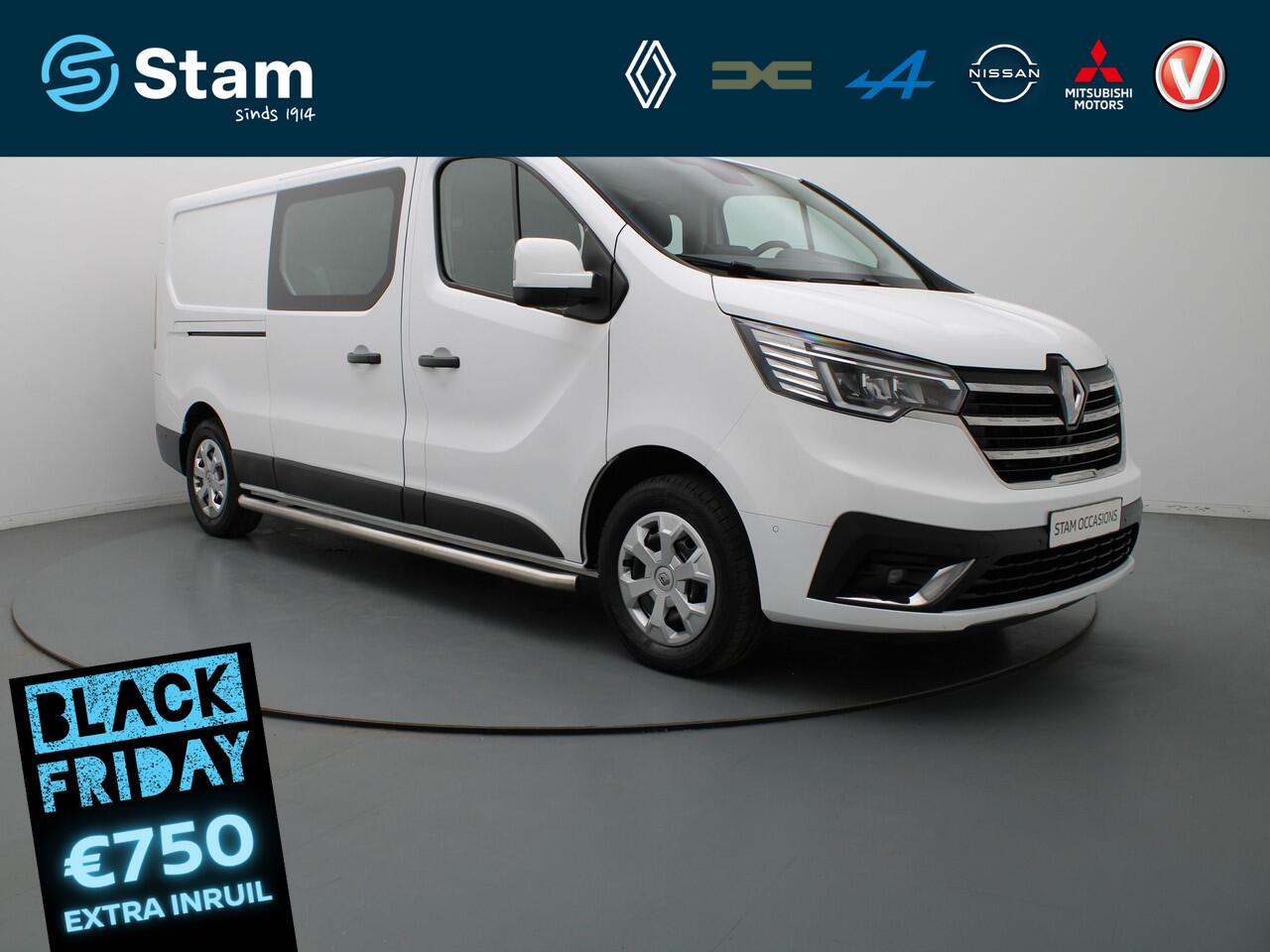 Renault TRAFIC 2.0 dCi 130pk T29 L2H1 DC Work Edition Camera | Cruise | Navi | Parkeersens. v+a | Trekhaak