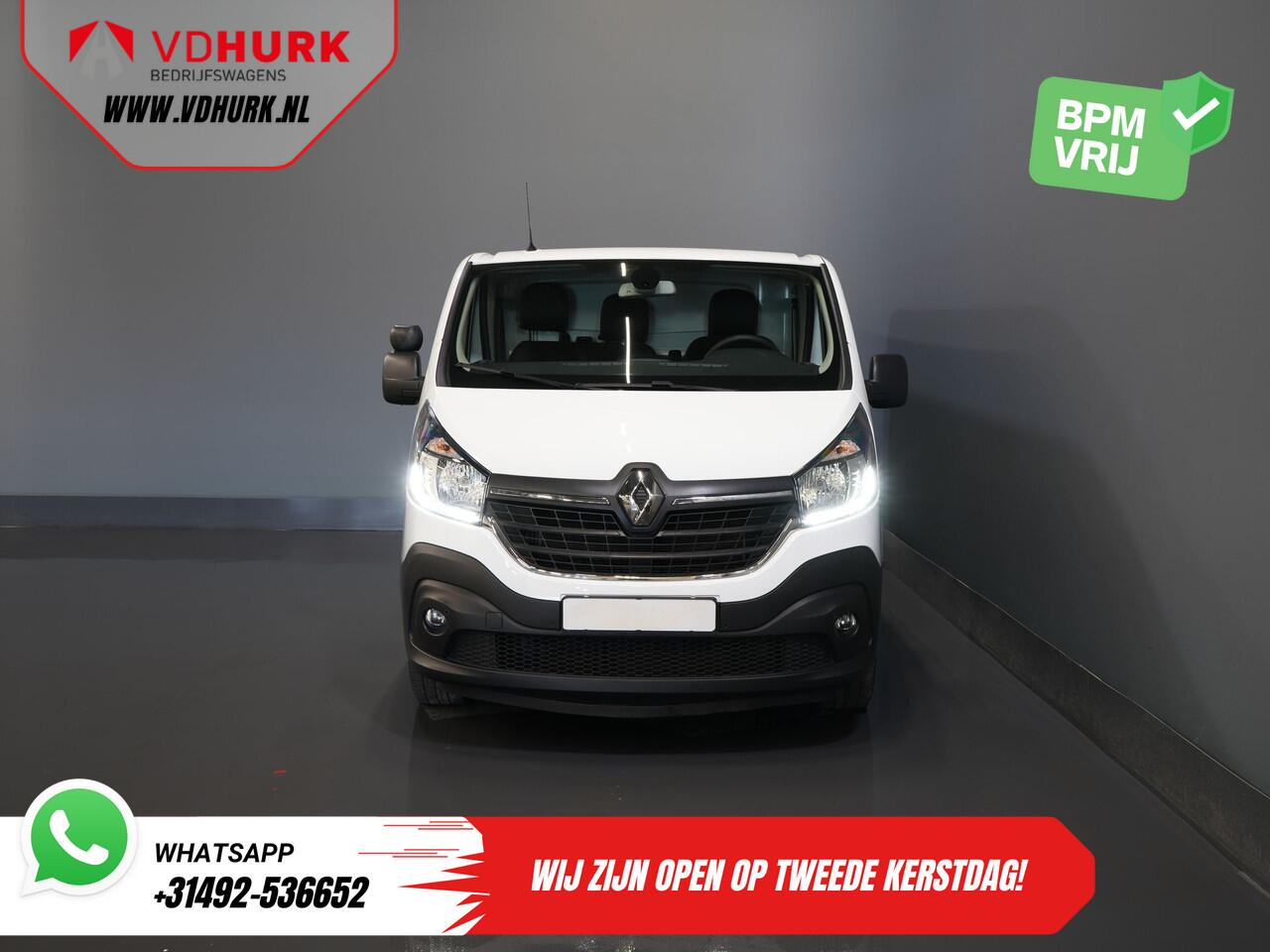 Renault TRAFIC 2.0 dCi 145 pk BPM VRIJ Inrichting/ Standkachel/ Stoelverw/ CarPlay/ Camera/ PDC/ Cruise/ Airco