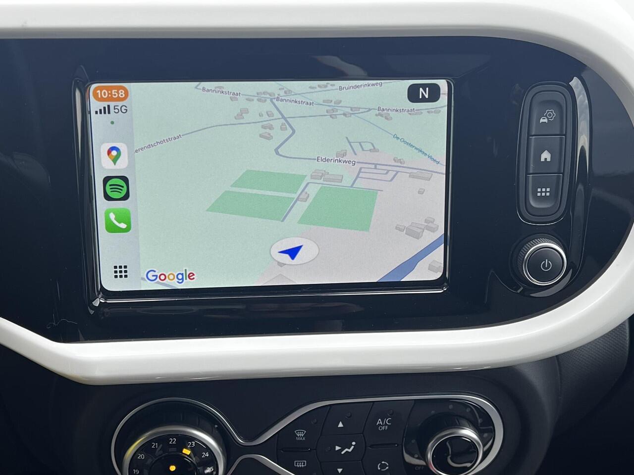 Renault TWINGO Z.E. R80 Série Limitée Vibes / Dealer onderhouden / Accu SoH 95,19 % / WLTP 186 km stad 261 km / Navigatie via Apple Carplay Android / Stoelverwarming / 16" LM wielen met All Season banden /