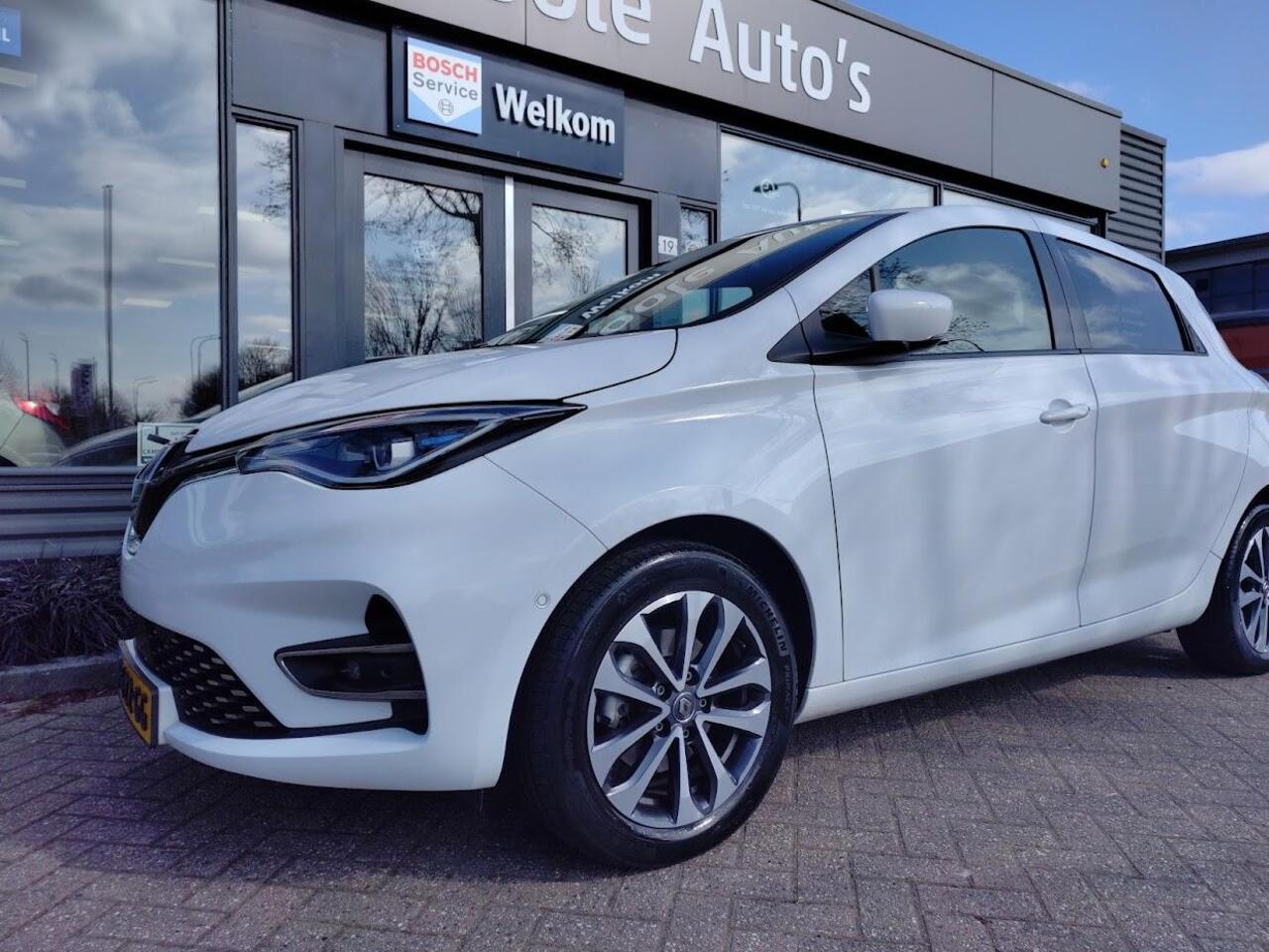 Renault ZOE R135 ZE050 Intens 52 kWh Koopaccu, 5 jaar fabrieksgarantie, camera, stoel + stuurverwarming, parkeerhulp, Android