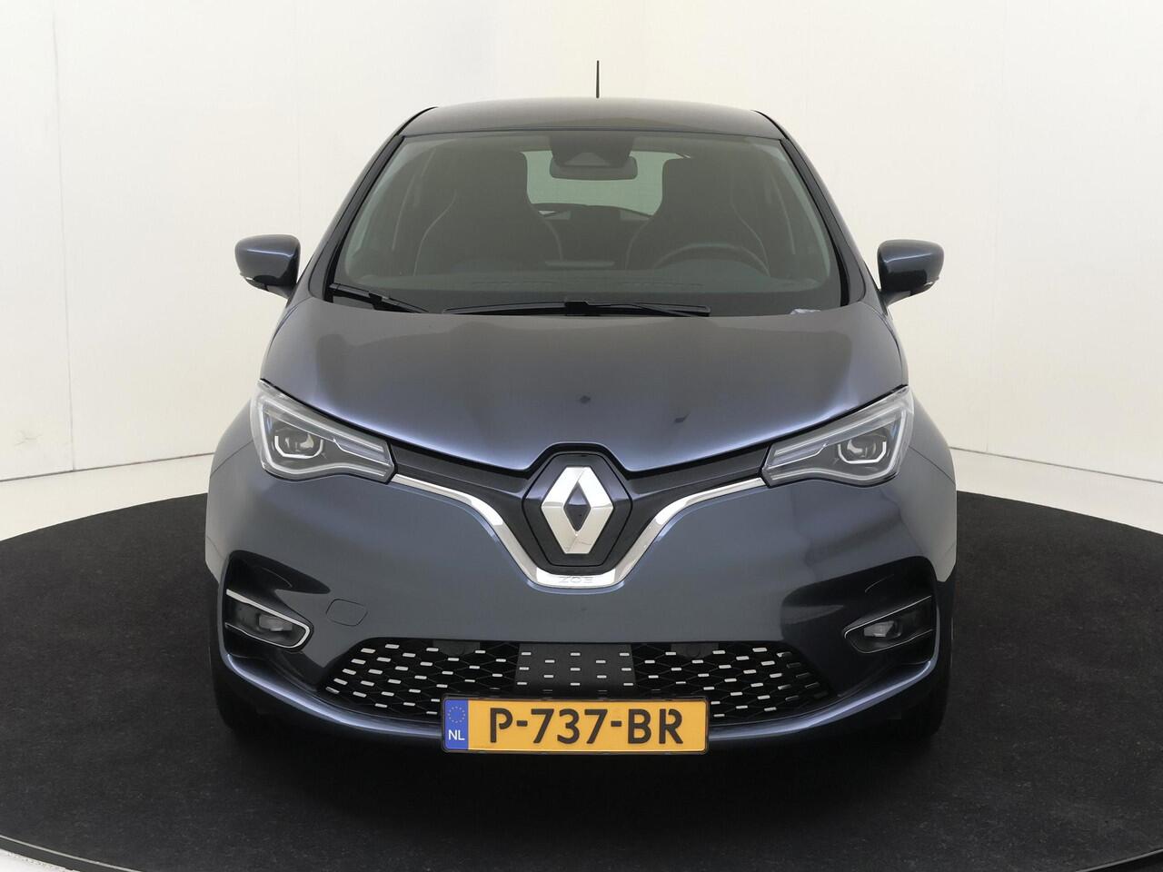 Renault ZOE R135 Intens 52 kWh inclusief Koopaccu |Pack winter, Apple Carplay/Android Auto, |cruise control, dodehoek detectie| |climate control |Half Leder | lichtmetalen velgen 16"| navigatiesysteem| warmtepomp|