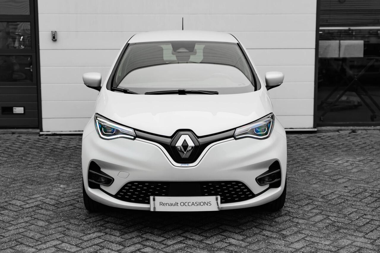 Renault ZOE R 135 PK Serie Limitee Riviera 52 kWh | Koopbatterij | Lederen interieur | Stoel en stuur verwarming | Bose geluid | Camera achter |