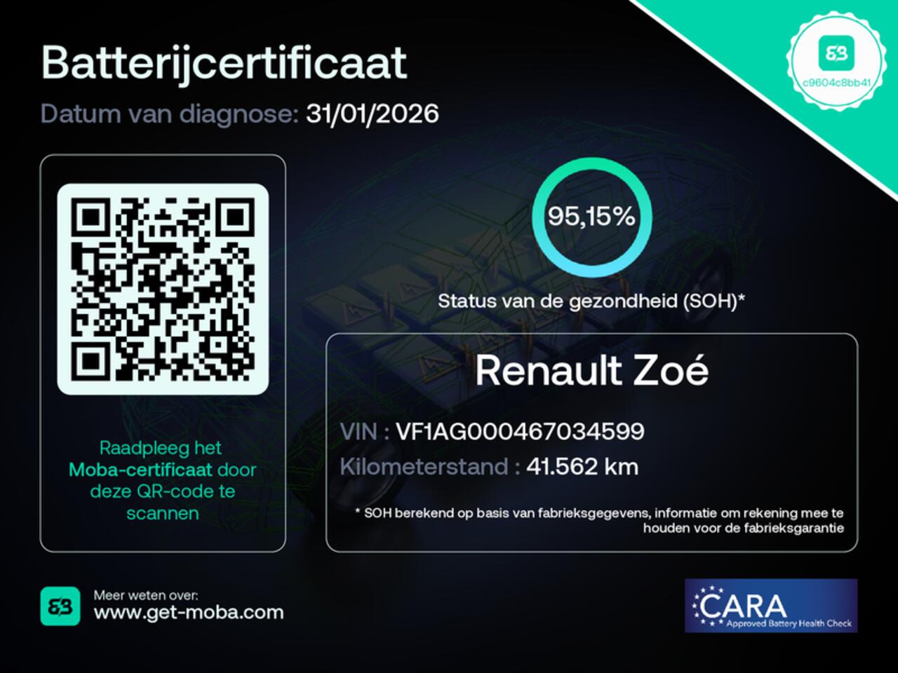 Renault ZOE R135 Zen 52 kWh CCS koopaccu | SoH 95.15% | Pack City | Pack Techno | tijdelijk gratis Top Afleverpakket twv Eur 695